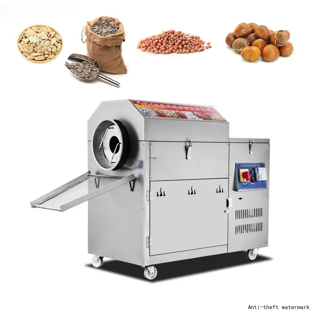 

2026 Hot SellingComplete Automatic Peanut Roaster And Peeled Machine peanuts Roasting And Peeling And Breaking Machine