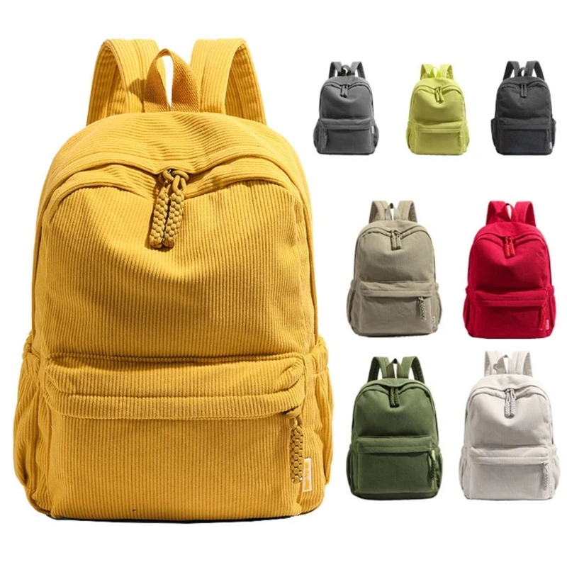 340D Ergonomic Backpacks with Practical Fabric Multiple Storage Pockets Casual Daypack