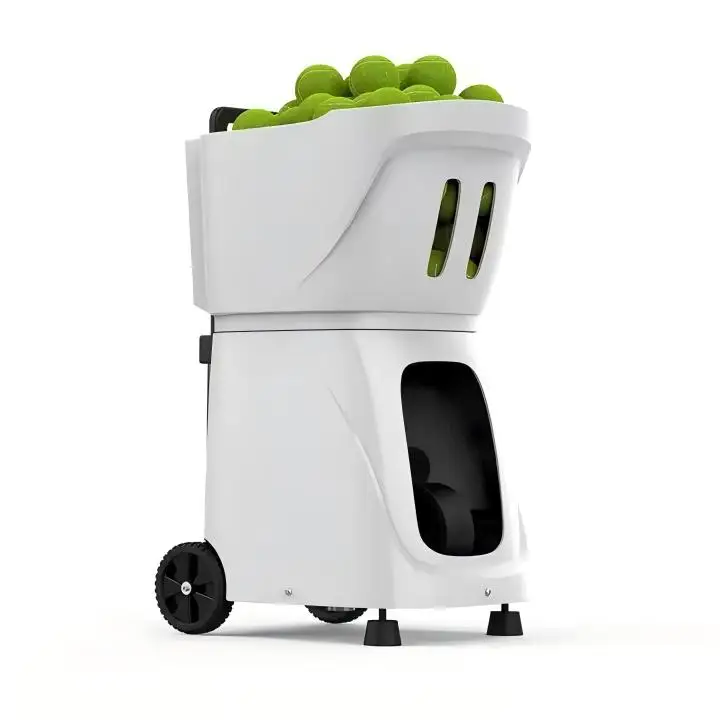 15balls Tennis Ball Machine Launcher Equipment for Training Practice with APP Remote Control Tennis Shooting Machine
