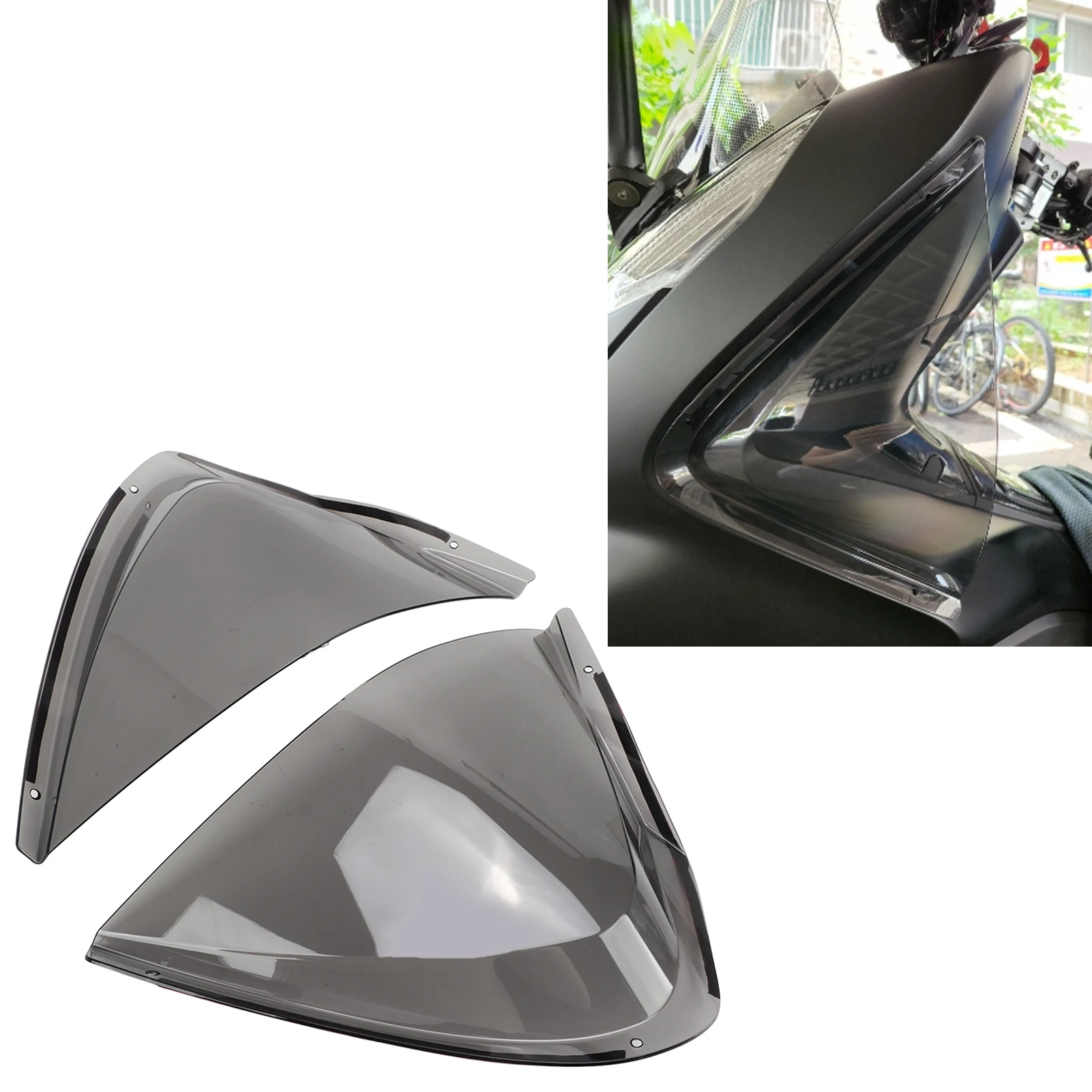 Motorcycle Leg Guard Wind Deflector Leg Windshield Replacement for PCX 160 2021‑2022 Motorcycle Leg Wind Deflector Accessoty