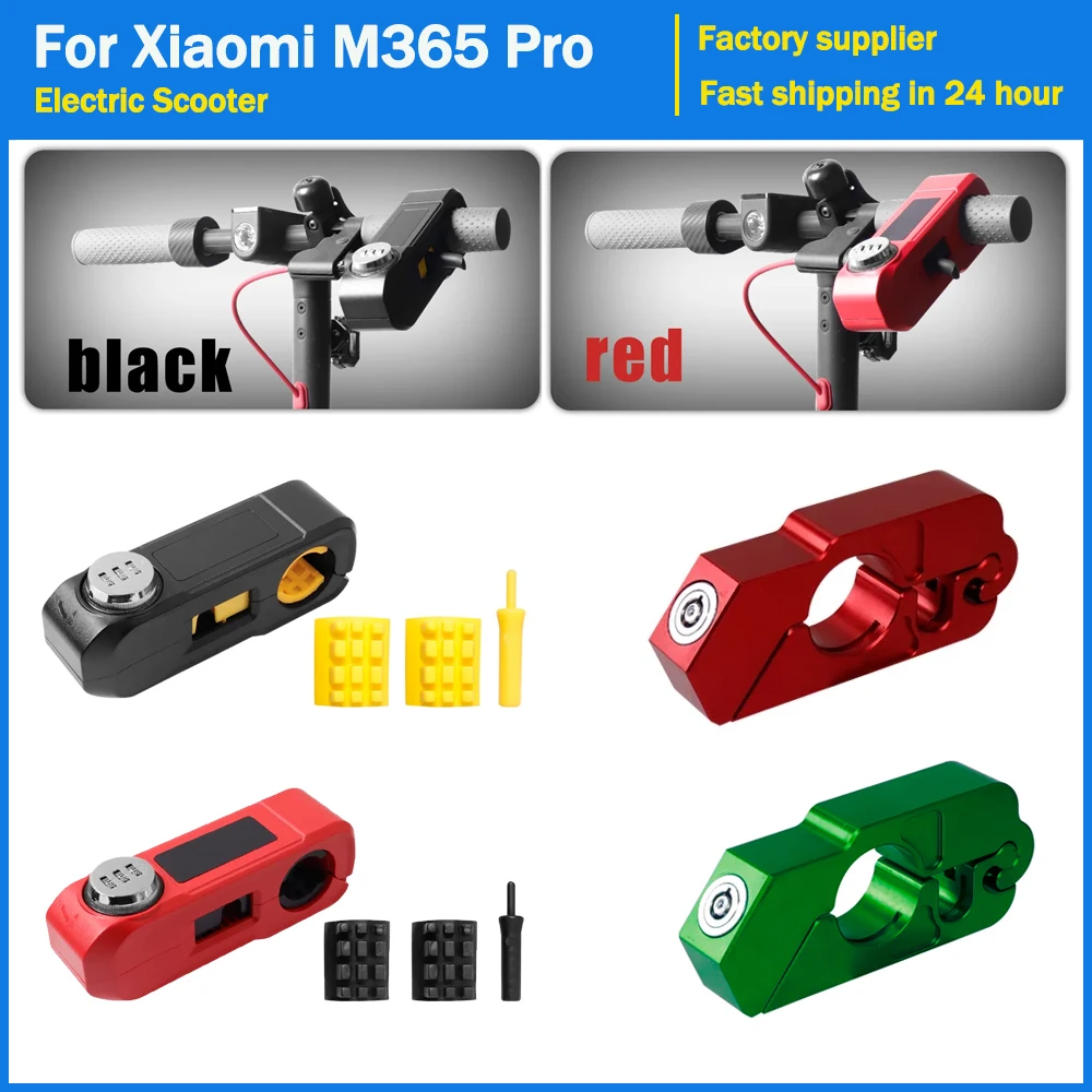 

Electric Scooter Lock for Xiaomi M365 Pro Pro2 1S Handlebar CNC Aluminum Handle Grip Security Safety Handset Brake Lever Locks