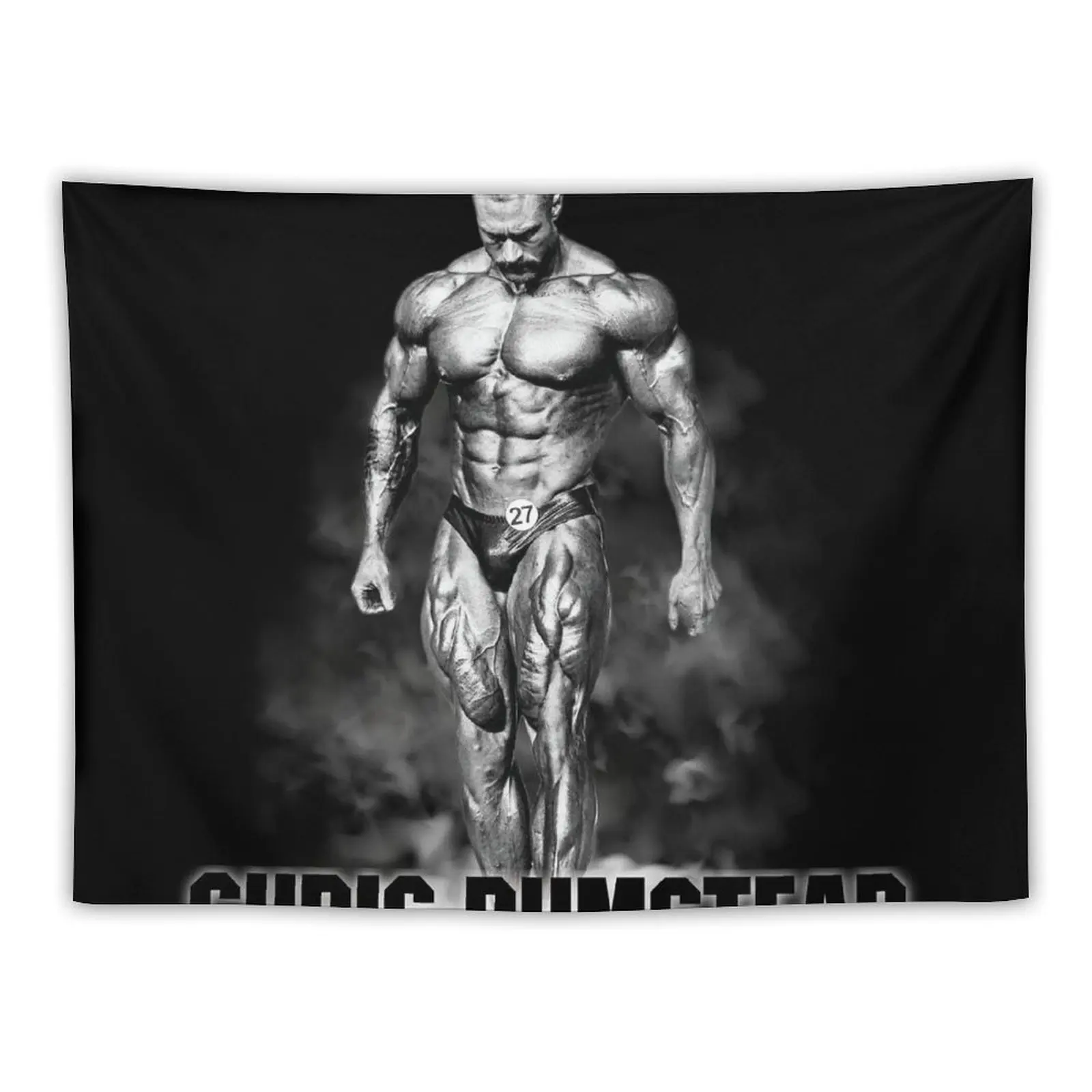 Chris Bumstead CBum Bodybuilder Tapestry Aesthetic Home Decor Wall Decoration Items Room Decor Korean Style Tapestry