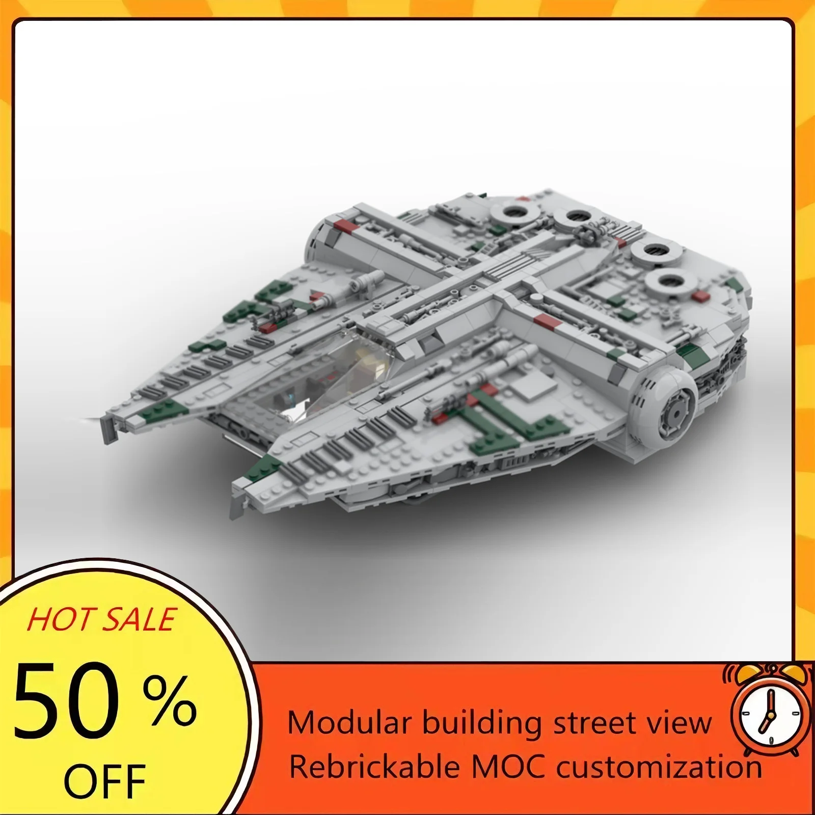 

1803PCS Popular Space War Movie Model MOC Building Bricks Spaceship Modular Technology Gifts Holiday Assemble Children Toy Suit