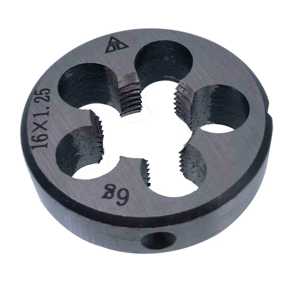 High Speed Steel Taper Tap and Die Set Right Hand Metric Thread 1 25mm Comes with 2 Taps and 1 Die in a Pack of 3
