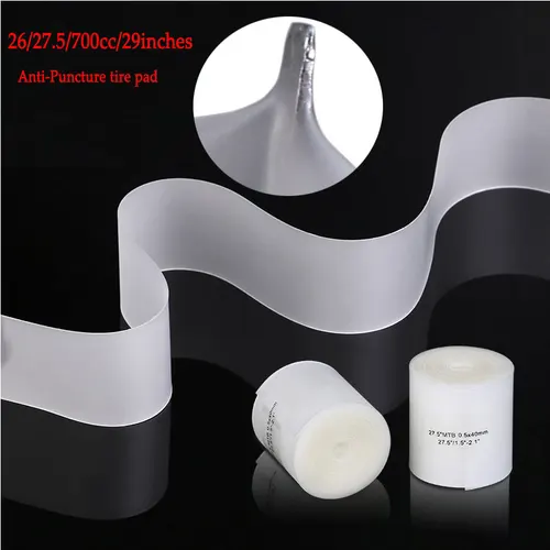 Almohadilla de protección para revestimiento de neumáticos de bicicleta, 2 uds., a prueba de pinchazos, MTB, bicicleta de montaña, almohadilla para puñaladas, alfombrilla para neumáticos de tubo interior antideslizante, 29 tamaños