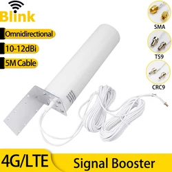 Antenna Omni per esterni 4G LTE ripetitore di ricezione di rete All-band a lungo raggio TS9 CRC9 SMA per amplificatore di segnale per telefoni cellulari interni