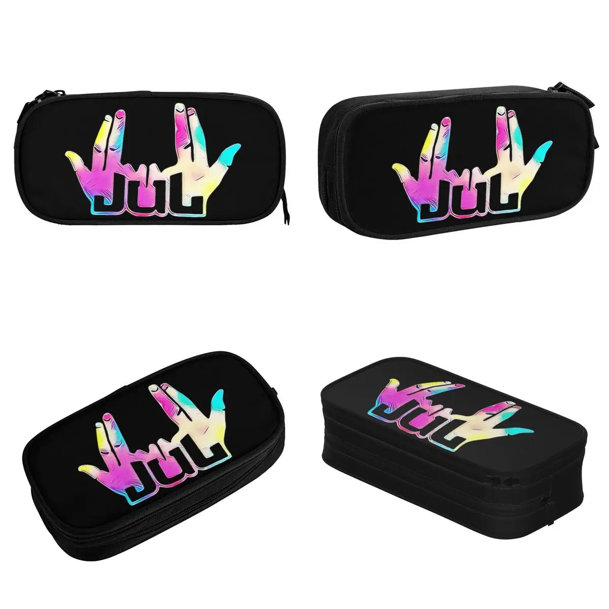 New Logo JUL Pencil Case Rapper Pencil Pouch Pen Holder for Student Big Capacity Bag Students School Gifts Stationery