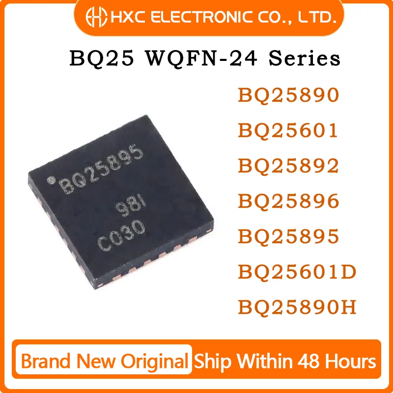 

New original BQ25890 BQ25601 BQ25892 BQ25896 BQ25895 BQ25601D BQ25890H