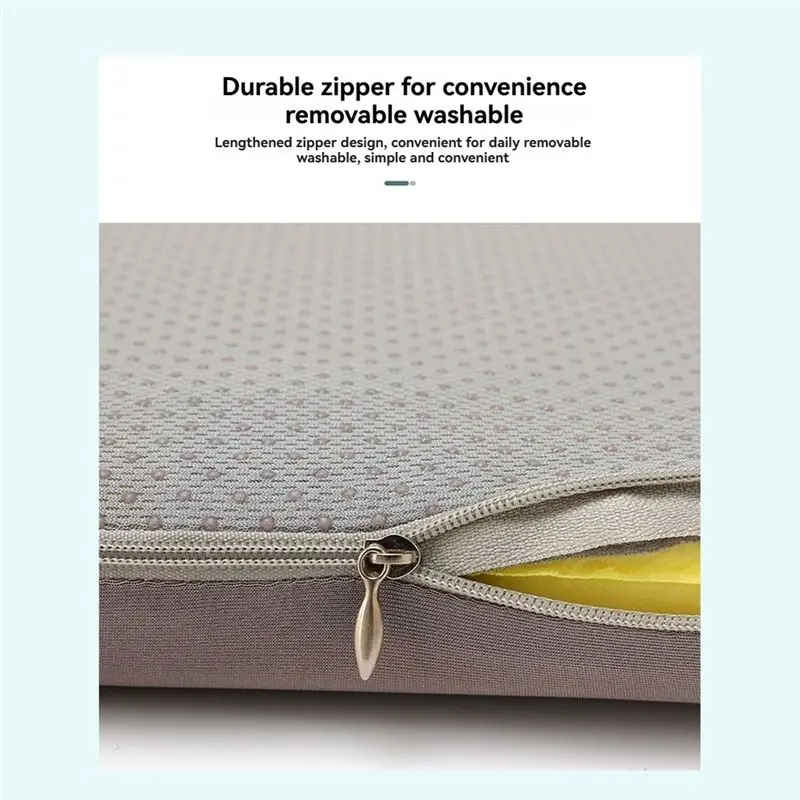 J1UL1N Ergonomic Memory Cotton Cushion Office Cushion Student Cushion Hemorrhoids Cushion Sitting Chair Cushion