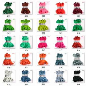 Colorful Cross Stitch Threads 1