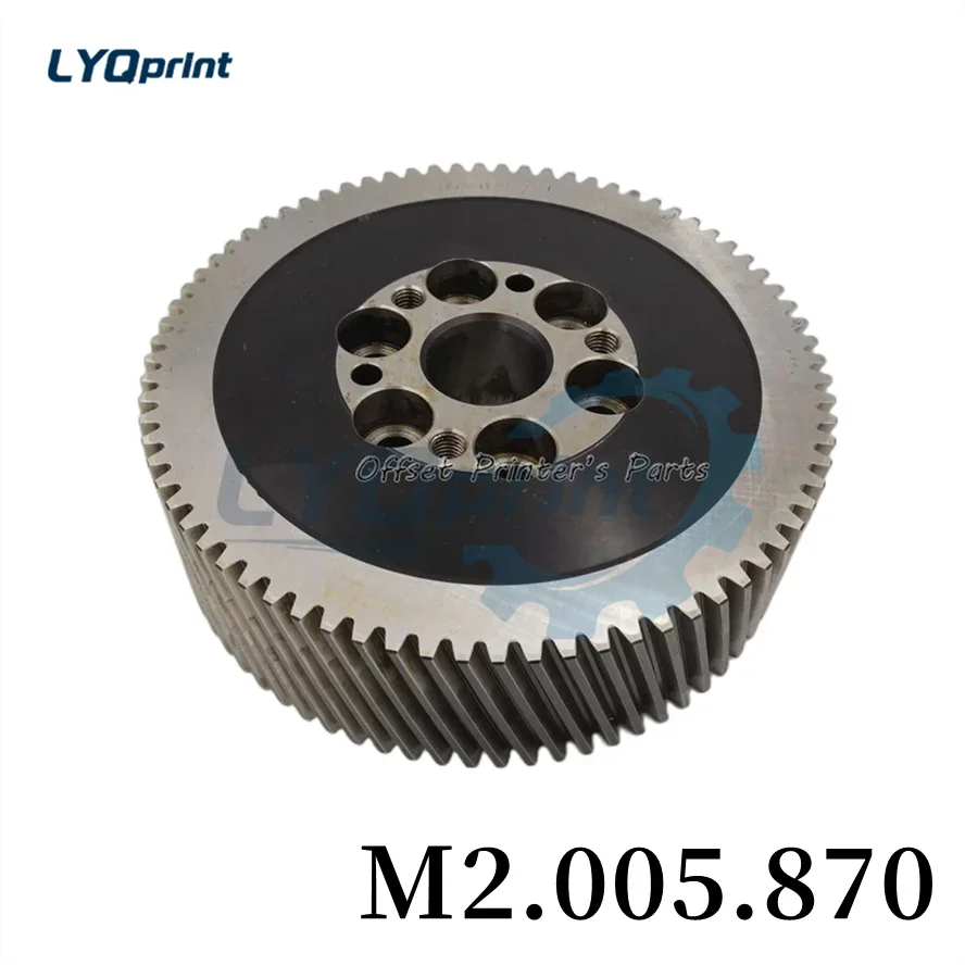 Best Quality M2.005.870 Gear Oringinal Gear For Heidelberg SM74 PM74 SX74 Machine Transfer Cylinder Gear Heidelberg Mechanical