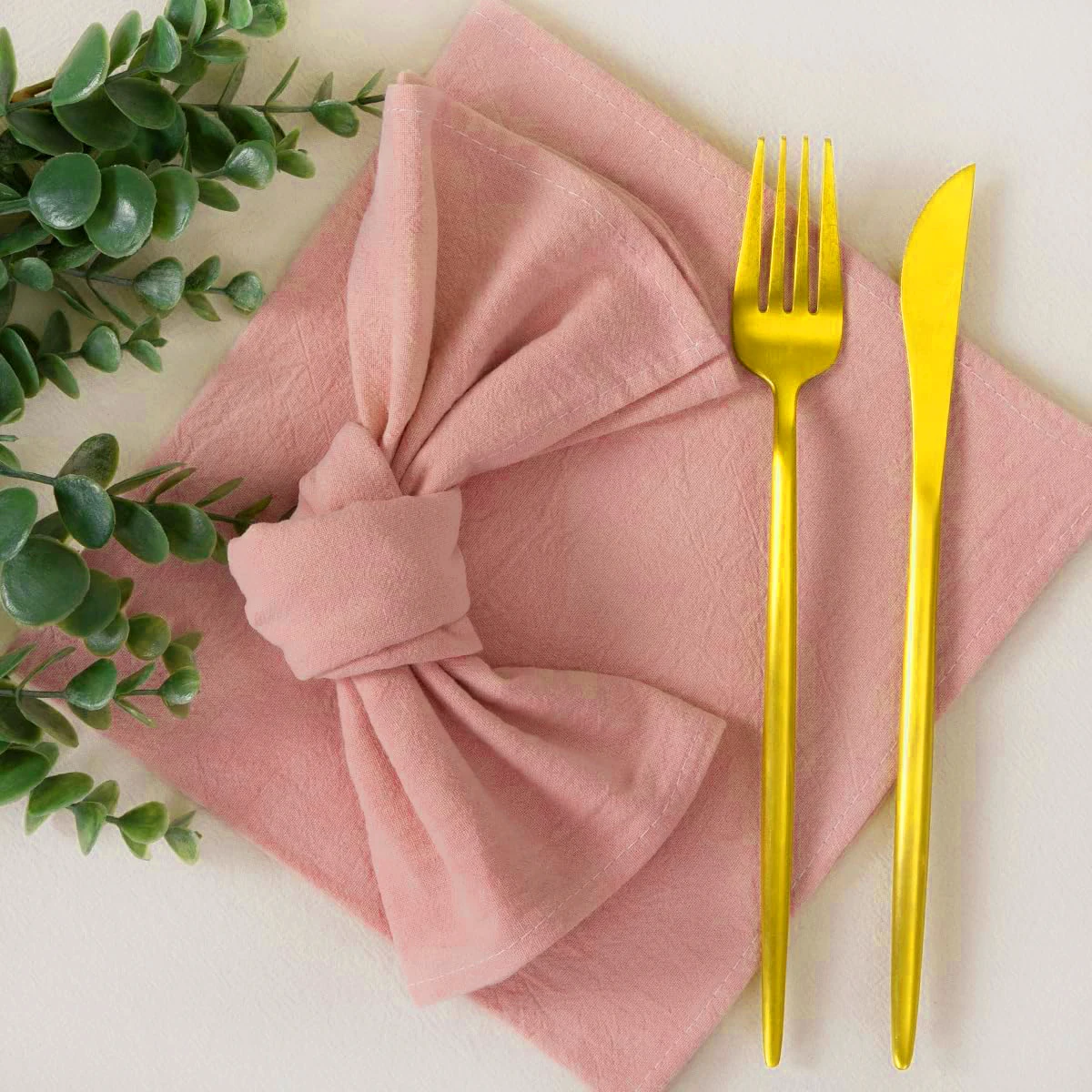 Set of 12 Cotton Cloth Napkins 30x45cm Washable Cloth Napkins, Spring Cloth Napkin for Wedding Party Birthday Table Decorations