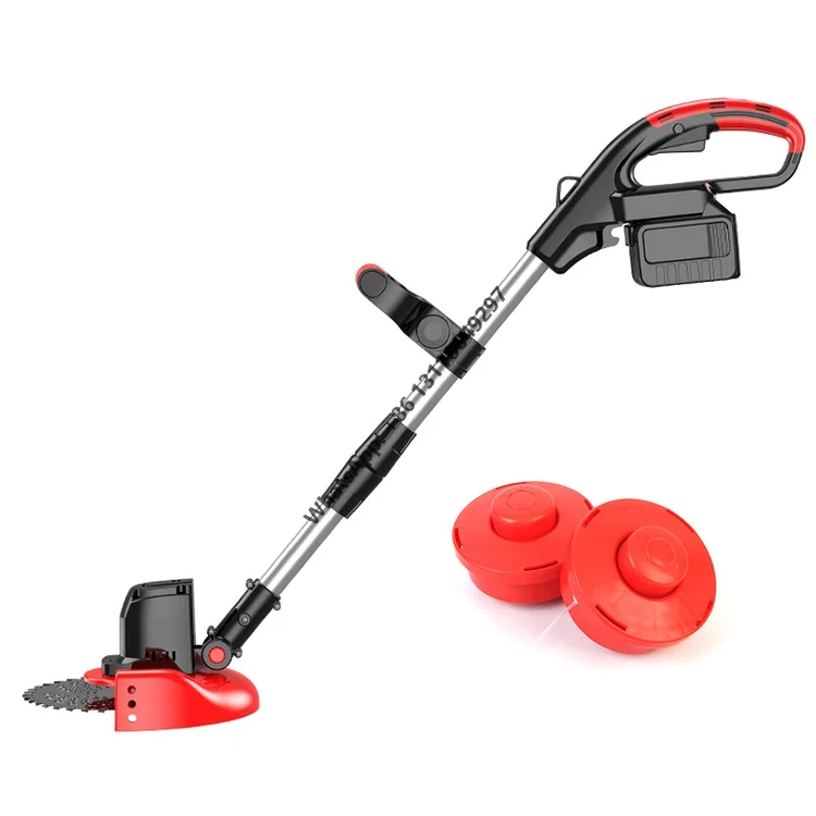 8 Inch Garden Edge Trimmer Trimming Line Portable Electric Lawn Mower Telescopic Handle Brush Cutter Grass Cutting Machine