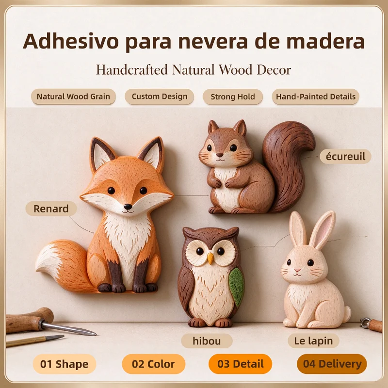 Custom Logo Souvenir Refrigerator Magnets Colorful Die Cut Wooden Fridge Magnets Wholesale Durable Wooden Magnets For Gift Decor