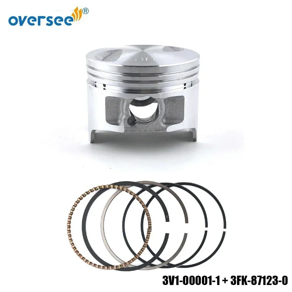 

3V1-00001 And 3V1-00011 Piston Set for Tohatsu Mercury Parsun 8 9.8 9.9HP Outboard Engine 834963A02 700-834963A02 F8-05020101