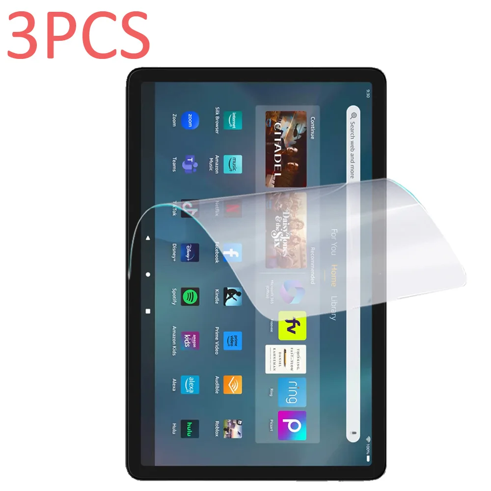 3PCS PET soft screen protector for Xiaomi mipad 1 2 3 4 plus 5 pro 11 12.4 pad 6 11''/Redmi pad 10.6 tablet protective film