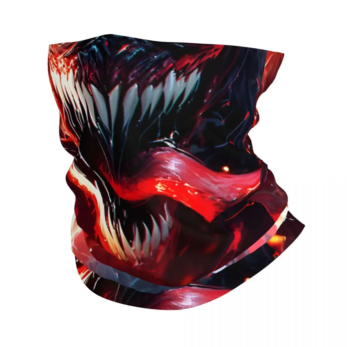 Comics Bandana Neck Gaiter Printed Motocross Marvel Venom The Last Dance Face Scarf Multifunctional Headwear Adult Winter