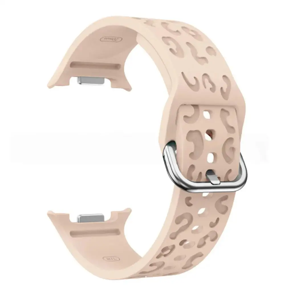 Engraved Leopard Band for Samsung Galaxy watch 8/8 classic 46mm 44mm 40mm Sport Wrist Belt Bracelets Correa Galaxy watch 8 Strap