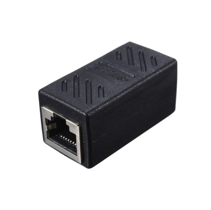 Rede Rj45 Cabo Porto Cabo de Rede Splitter Extender Plug Adapter Connector (8 Core) Dividido Em Dois Splitter