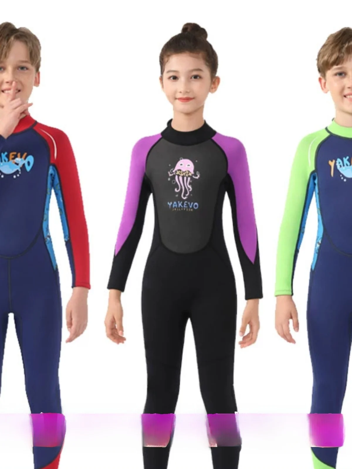 Roupa de Mergulho Infantil Acolchoada de 25mm, Terno de Treinamento de Natação Quente, Roupa de Mergulho Monocoque à Prova de...