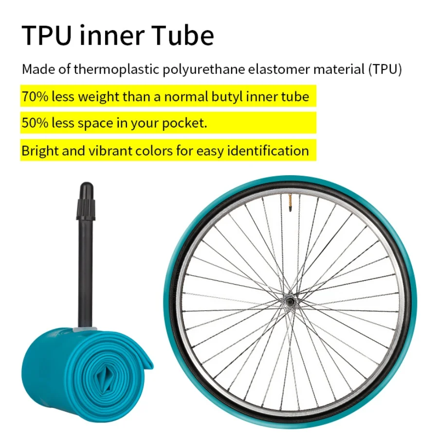 GUSTAVO TPU Bike Inner Tube BMX Bicycle Tire Tubes 20\