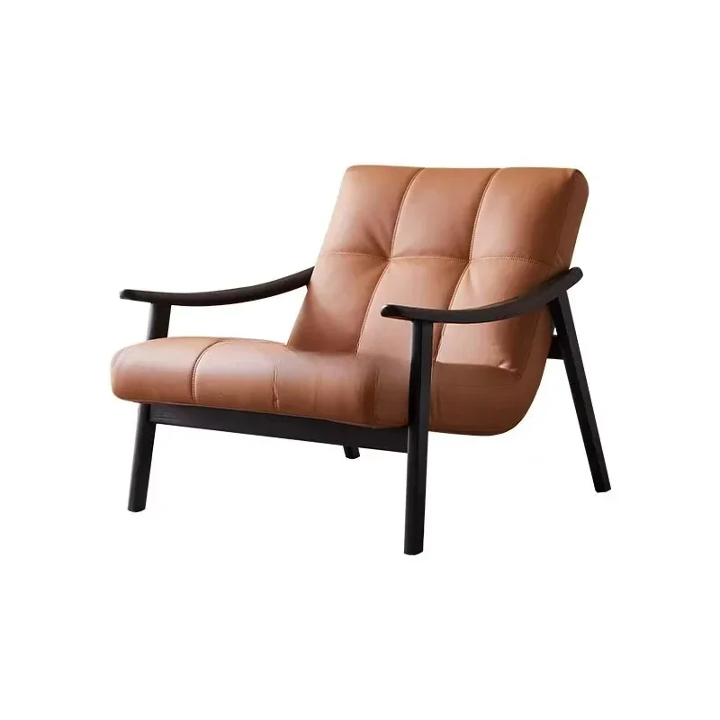 

Итальянский ретро-кресло из цельного дерева, одиночный ленивый диван, кресло высокого класса