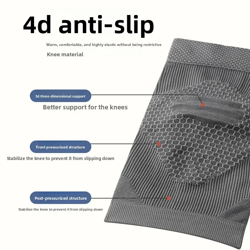 Thin Graphene Thermal Knee Protective Sleeve Warm Joint Brace for Men Women Summer Air Condition Room Old Cold Legs