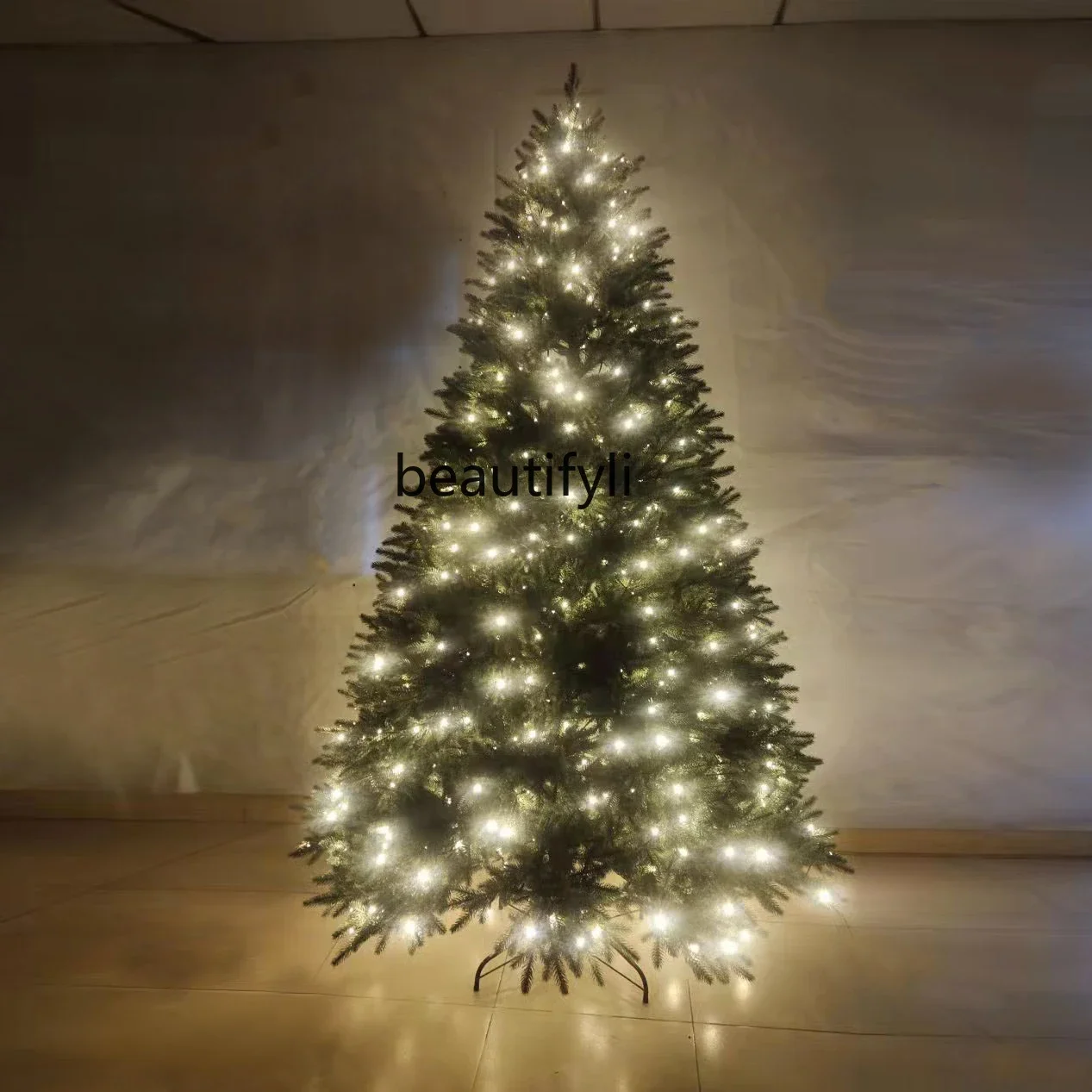 

YH Luminous Christmas Tree Pure PE Encryption Bare Tree Home Living Room Luxury Ornament Christmas Scene Arrangement