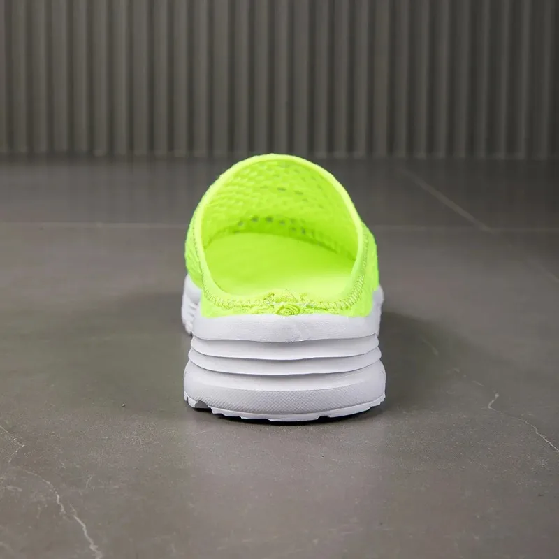 Mens Daily Walking Cloth Shoes Fine Elastic Knit Woven Upper Soft Flat Sole Anti Abrasion Indoor Casual Footwear view 6