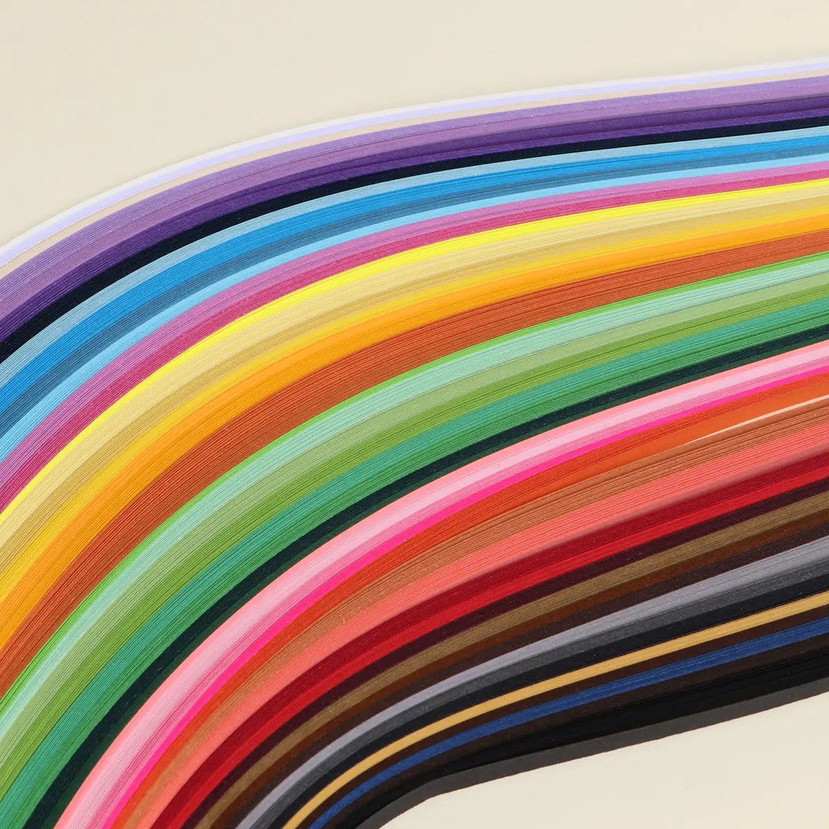 500 Paper Quilling Strips 50 Colors Set Random Color 5Mm for DIY Handcrafts Party Wedding Decoration Quilling Strips