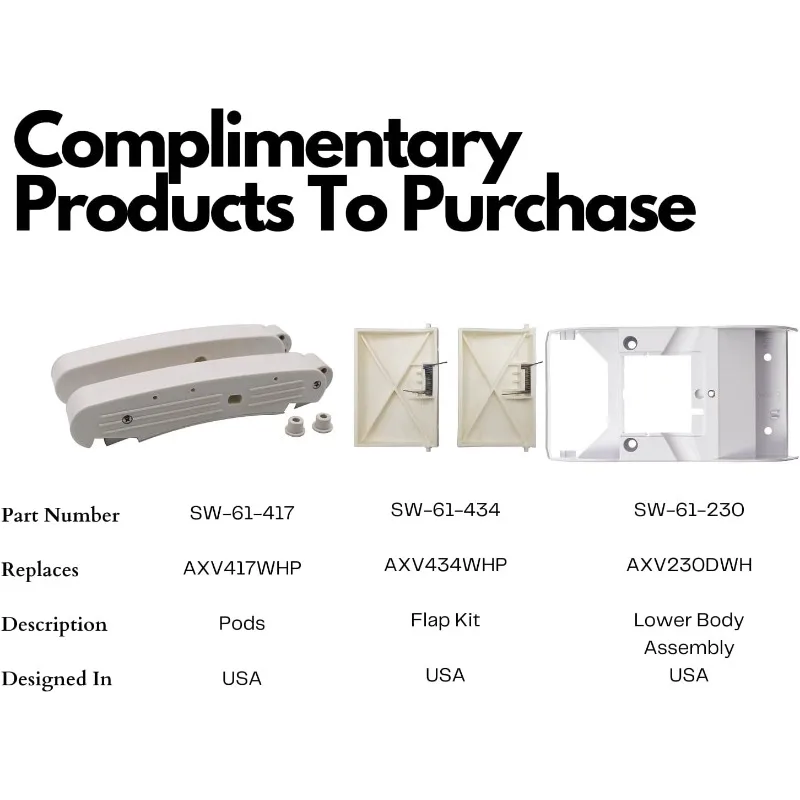 Swimables Universal Swimming Pool Cleaner Hose 48" Designed for the Hayward Navigator, Pool Vac XL, Aquabug, Wanda the Whale