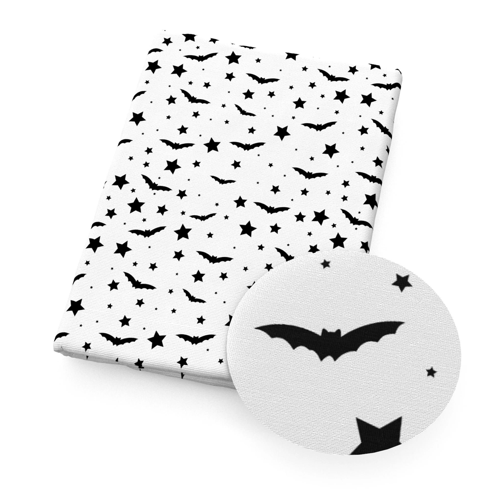 50*145 أو 50*45 سنتيمتر الخفافيش هالوين نسيج القطن النقي/البوليستر لخياطة الأنسجة اللحف الأقمشة التطريز المواد DIY بها بنفسك اليدوية