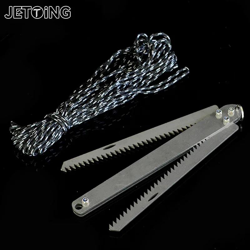 Stainless Steel Fold Weed Razor Aquatic Plants Cutter Removing Water Grass Fishing Accessories Tool Gear Lanyard Serrated Blade