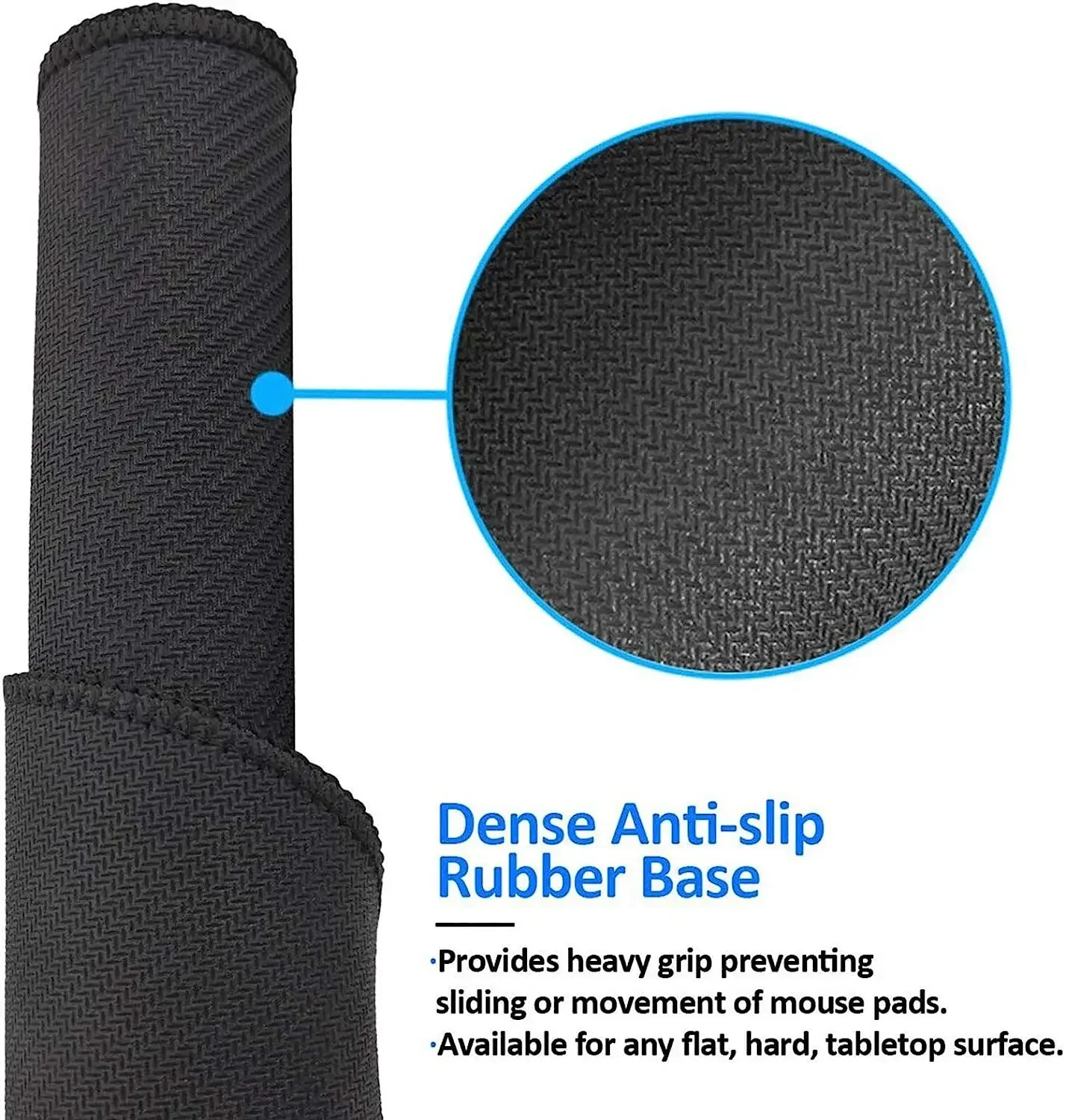 Cute Dog Paw Pattern Circle Gaming Mouse Pad Non-Slip Rubber Mouse Pad Waterproof Mouse Mat for Office Computer Laptop 7.9"x7.9"