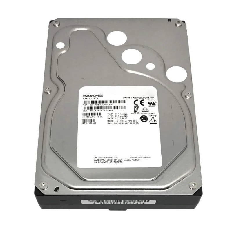 

100%New in original 1 year warranty MG03ACA400 4TB 720PRM 64M SATA3 Need more pictures, please contact me