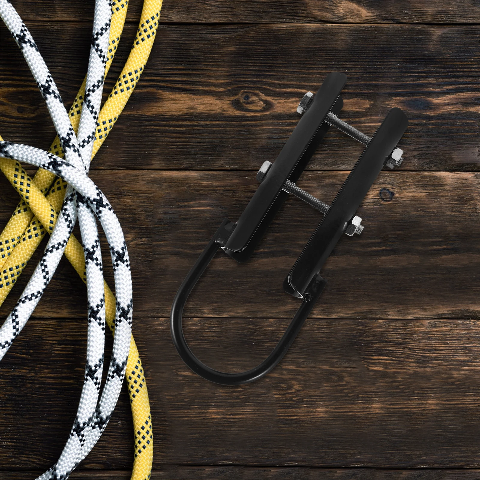 Climbing Rope Storage ganizer Fitness Training Battle Ropes Secure Fixation Gym Workout Clamps Hooks Garage Home Exercise