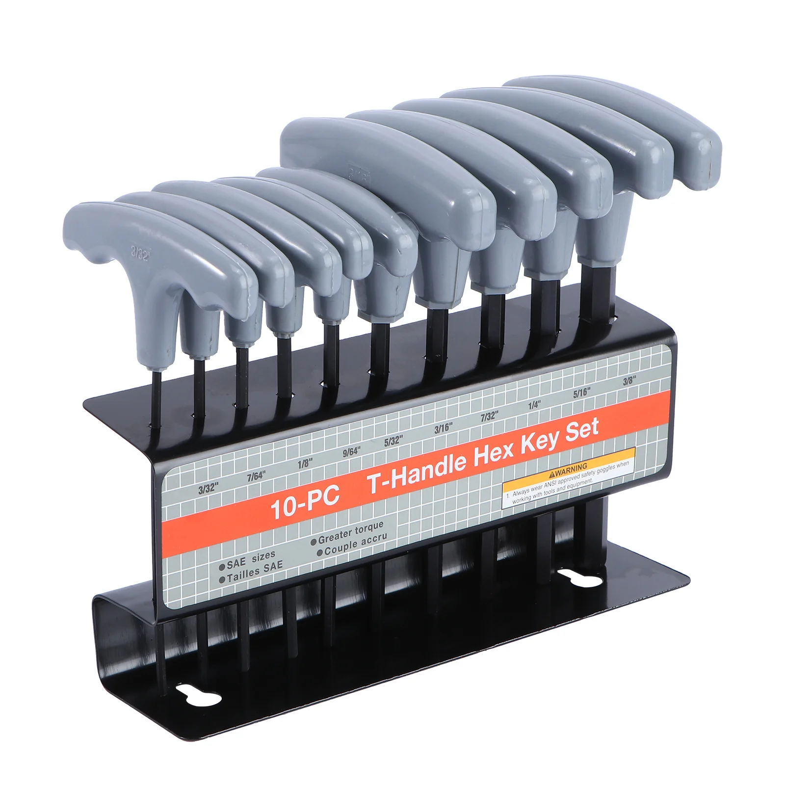 

1Set Internal Hex Key Set T-Handle Hex Wrenches Polishing Surface Wear Resistant Repair Tools Holder Included