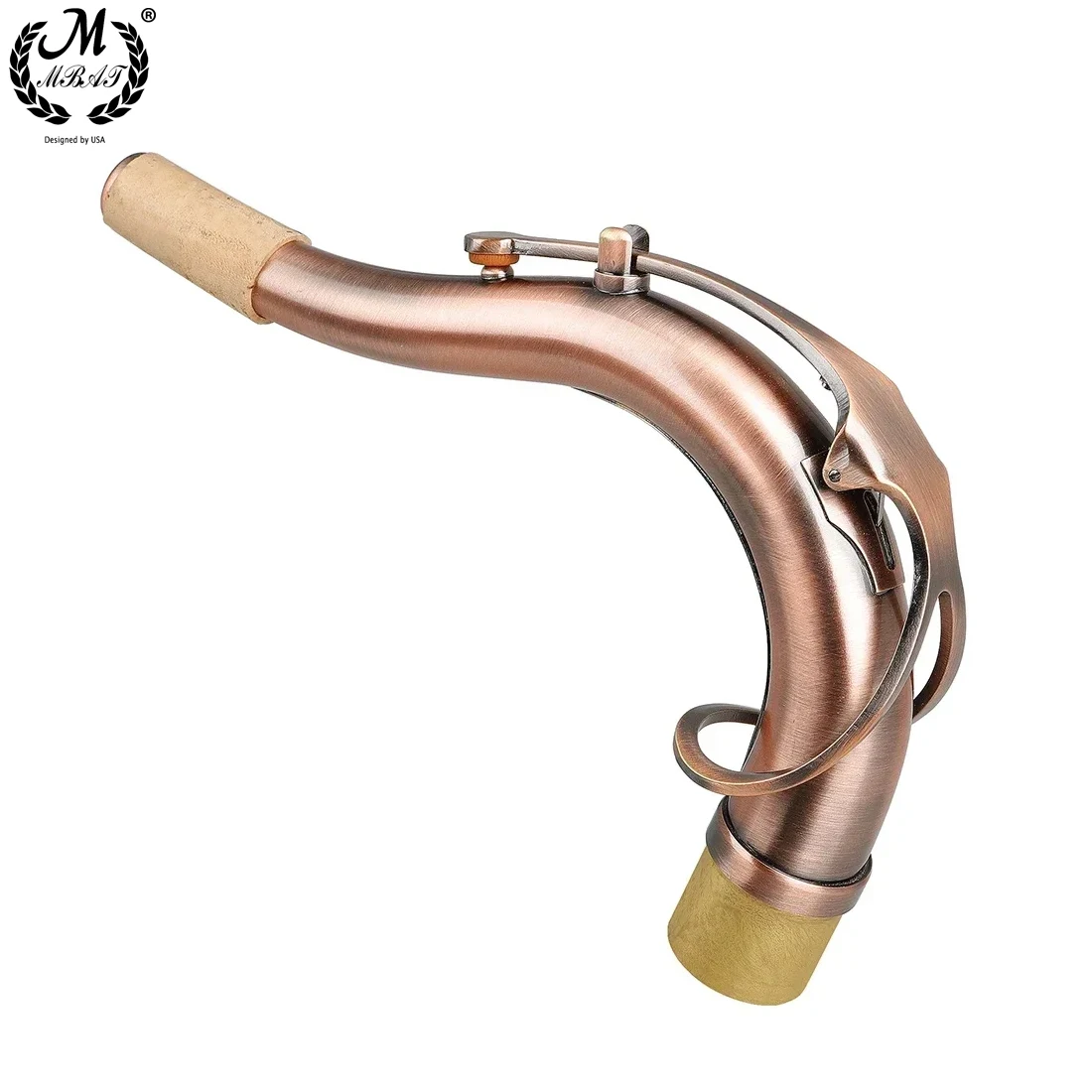 

Шея тенор-саксофона, латунный материал, антикварные изогнутые горлышки для саксофона, запасные аксессуары, детали для деревянных духовых инструментов