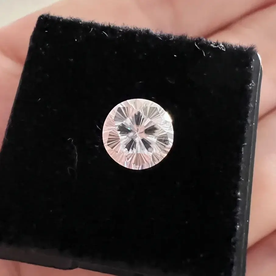 

Sakura Cut Moissanite White D GRA 6.5mm 8mm Round 1CT 2CT Moissanite Gemstone