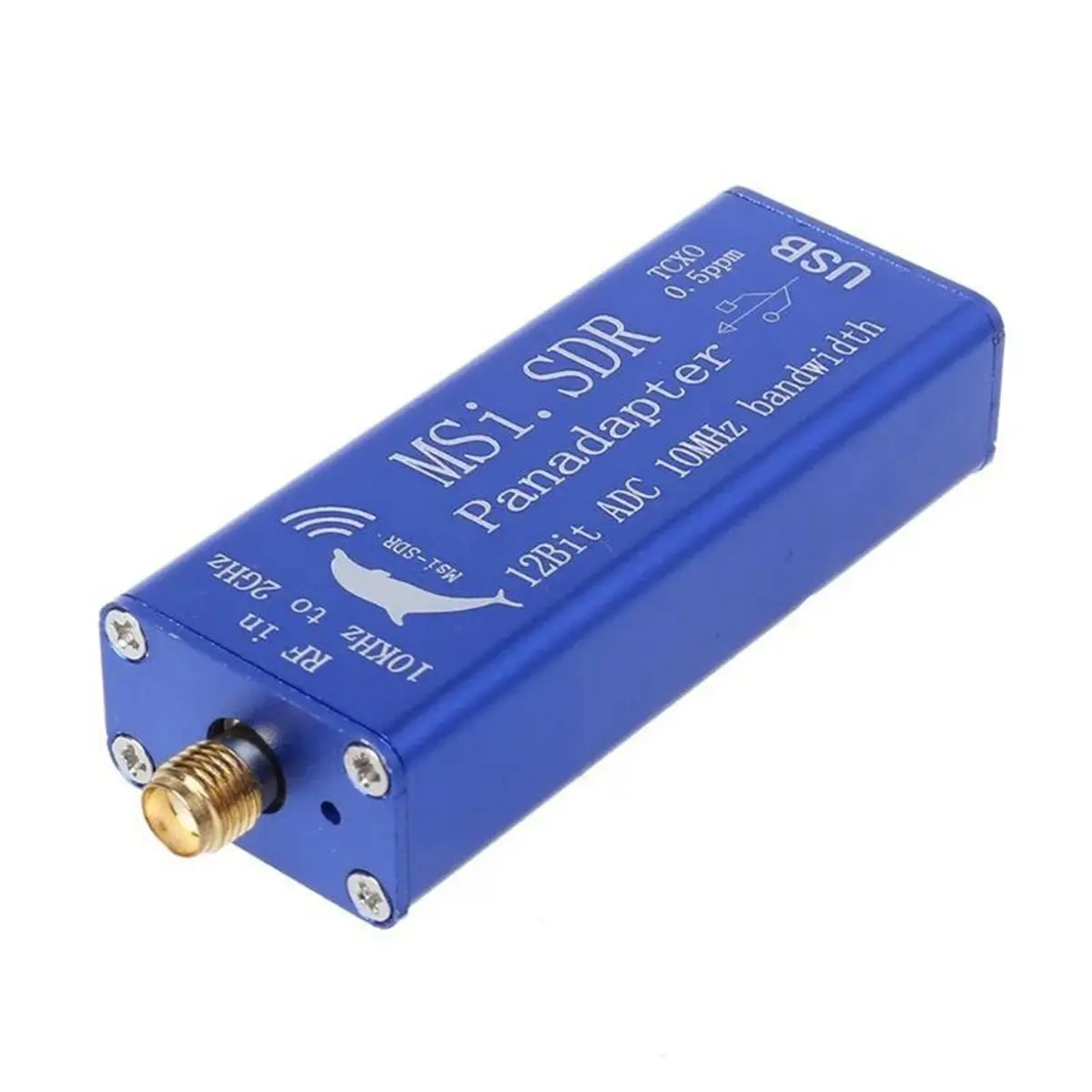.SDR Panadapter SDR Receiver 10kHz-2GHz 12Bit ADC Broadband Radio Receiver with TCXO for HDSR SDRuno