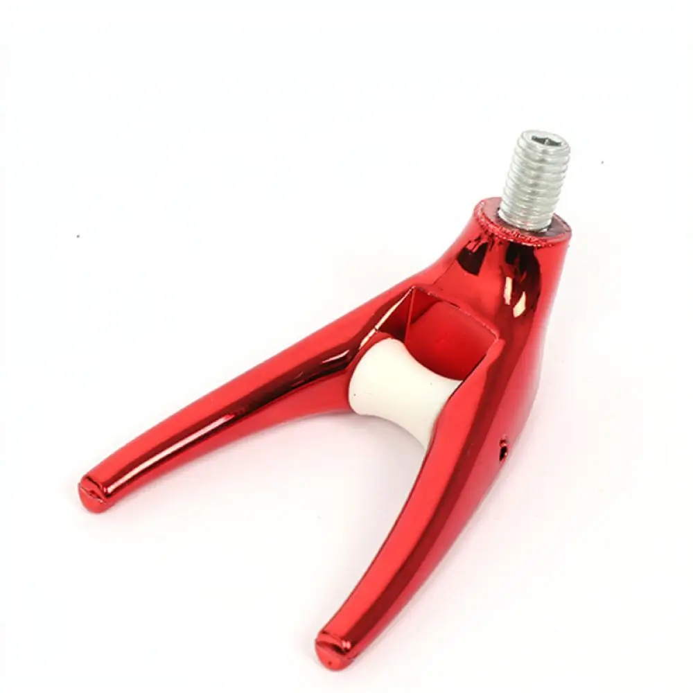 Professional Fishing Pole Bracket Head Electroplated Colorful Finish Stable Horn Structure Convenient Rod Stand Accessory