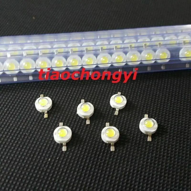 10 -1000 pcs Real Full Watt 1W 3W High Power LED lamp Bulb Diodes SMD 110-120LM LEDs Chip For 3W - 18W Spot light Downlight