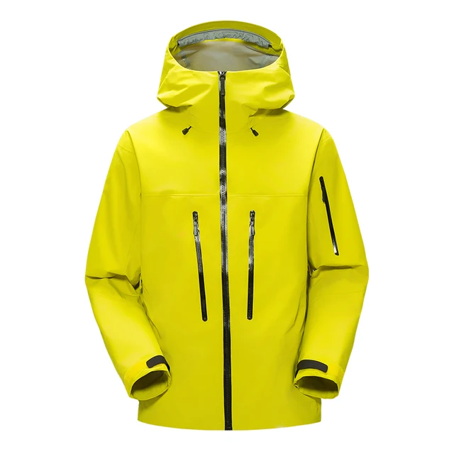 Kurtka męska wiatroodporna z kapturem w stylu brytyjskim, prosta, idealna na sporty outdoorowe, kemping, wspinaczkę górską i do noszenia na co dzień, model 2026, podobna do kurtki Bird Home.