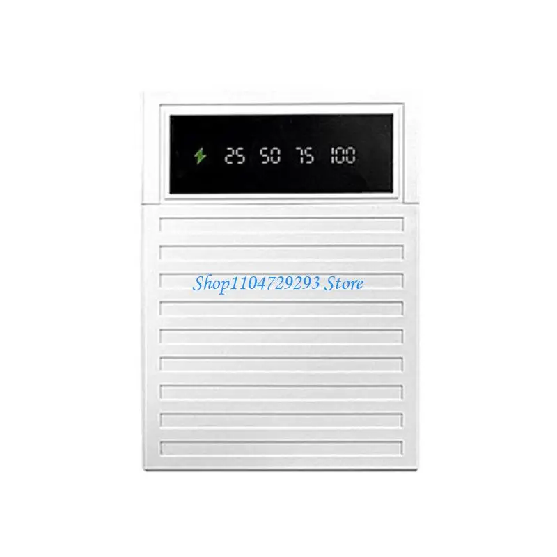 

Y2GD External Case Quick Charging Power Case Protective Shells Protectors Plastic Boxes No Battery