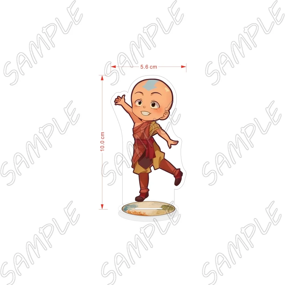 Anime Avatar The Last Airbender Acrylic Stand Keychain 10CM Zuko Aang Toph Beifong Katara Desktop Ornament Fan Collection