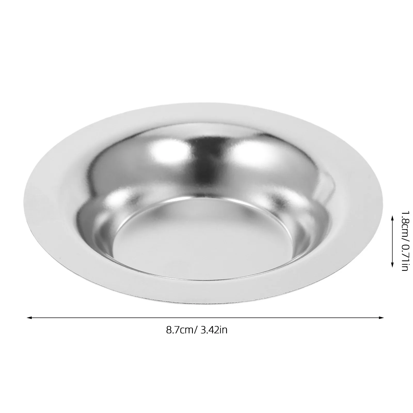 2pcs Oil Warmer Dish Tealight Wax Melting Dish Metal Wax Tray Candle Bowl Plate For Electric Lamps Oil And Tart Warmer for Home