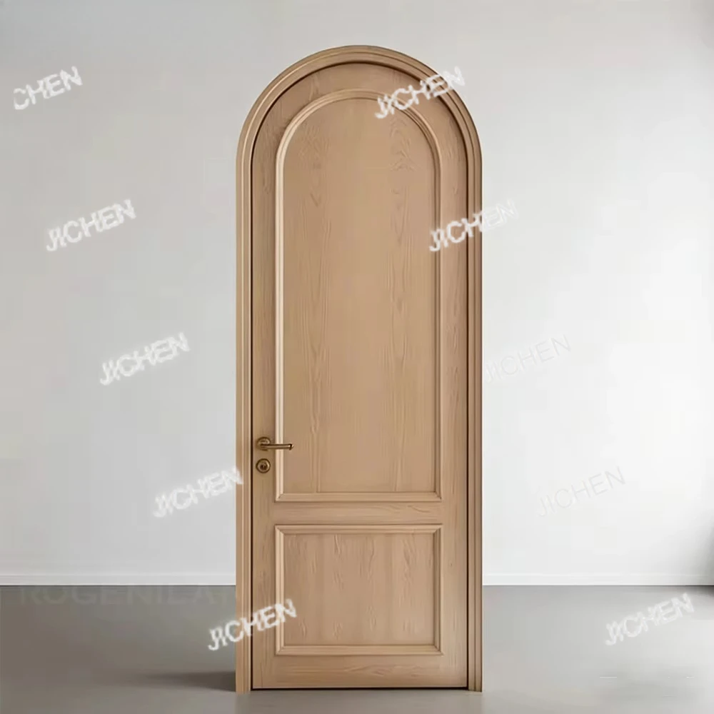 

Simple soundproof indoor arched wooden door bedroom energy-saving partition flat door