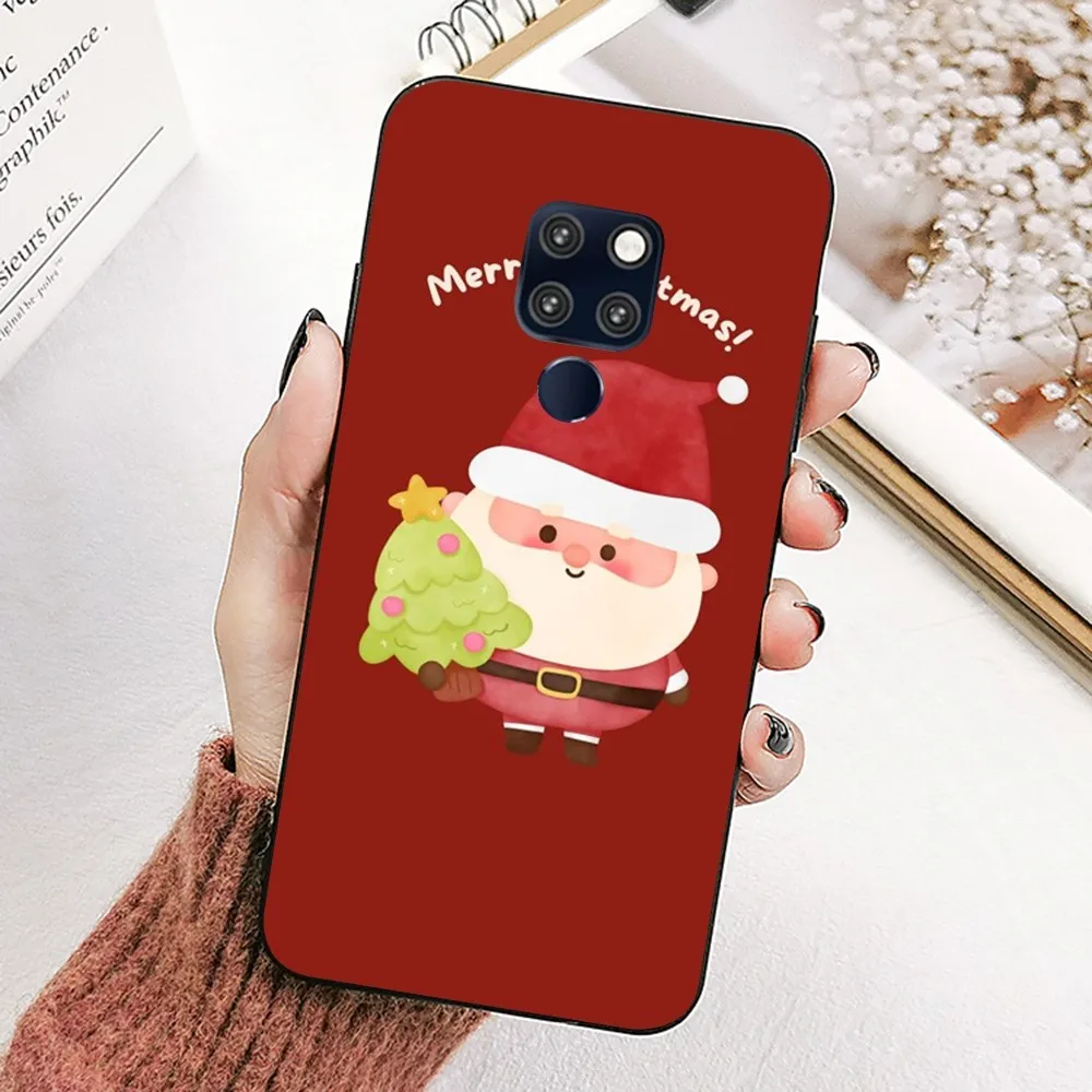 Merry Christmas Phone Case For Huawei Mate 10 20 30 40 50 lite pro Nova 3 3i 5 6 SE 7 pro 7SE