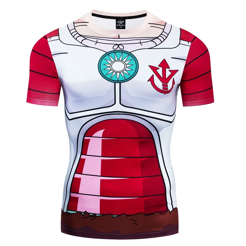 Fashion Men's T-shirt Anime 3D Print Cosplay Tops Hip Hop Trend Harajuku Tees Casual O-neck Fitness Tops Quick Dry Short Sleeve image 5