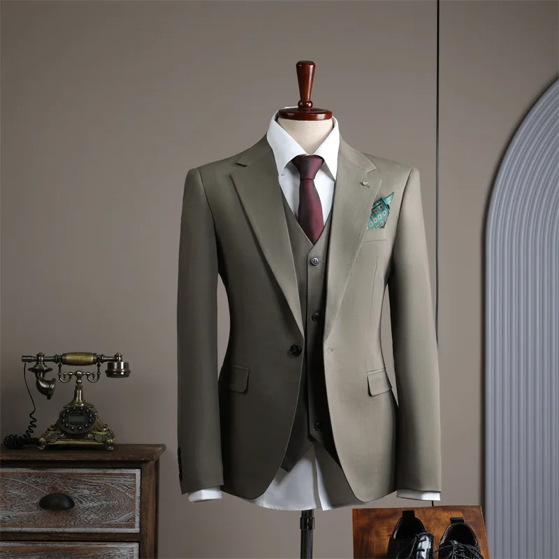 C235 men's jacket new men's best man boys casual suit suit formal fashion tops